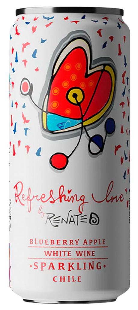Sparkling Wine 310ml lata — Refreshing Love by Renate